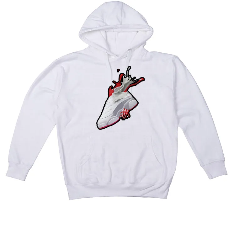 Air Jordan 13 Wolf Grey - White T-Shirt (SPLASH)