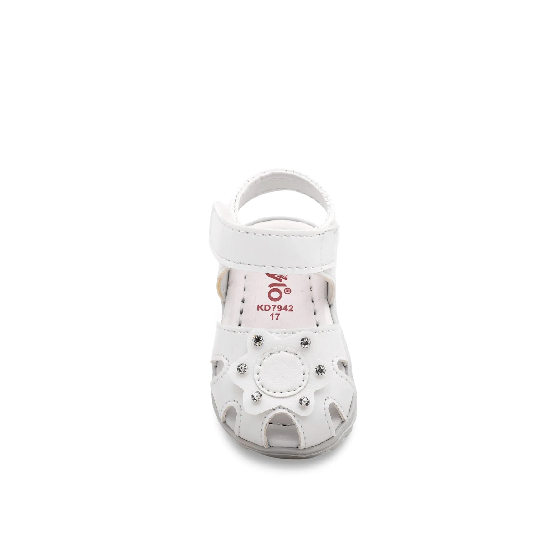 Babies White Casual Sandal KD7942