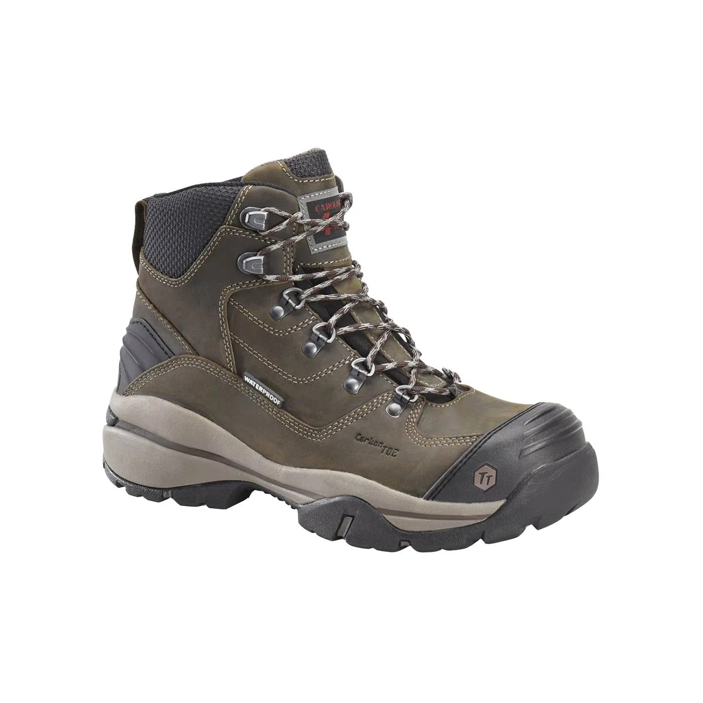 CAROLINA COMPOSITE TOE FLAGSTONE 6 INCH WATERPROOF HIKER GRAY - MENS