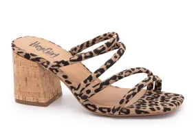 Dreamy Leopard Healed Sandal