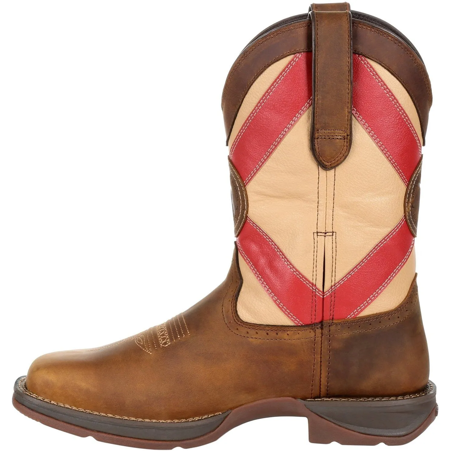 Durango Men's Rebel 11" Square Toe Western Boot - Brown - DDB0233