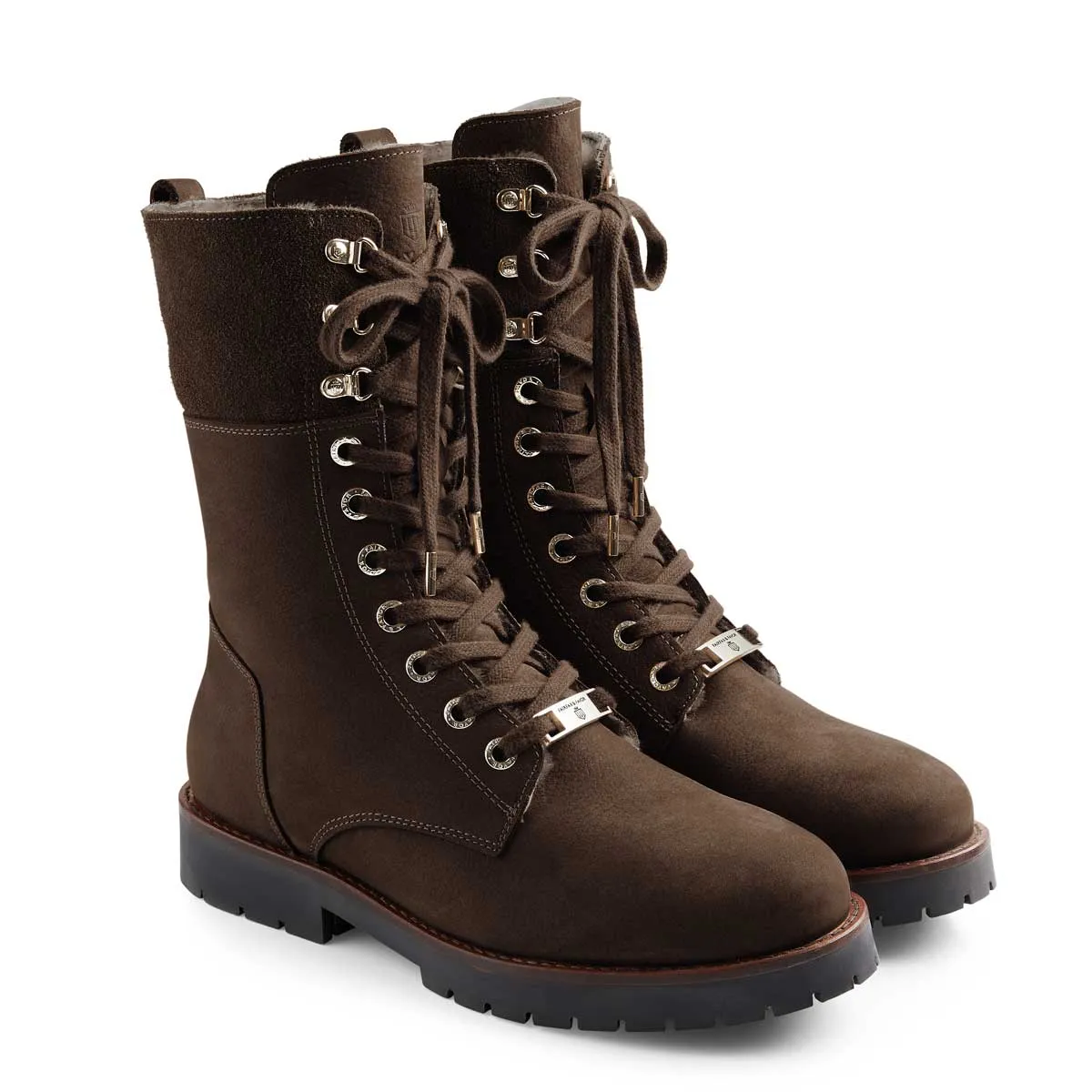 Fairfax & Favor Ladies Shearling Lined Anglesey Boots