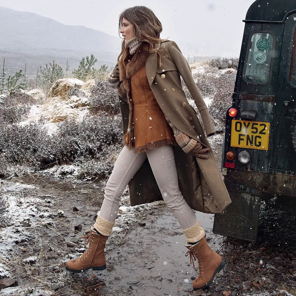 Fairfax & Favor Ladies Shearling Lined Anglesey Boots