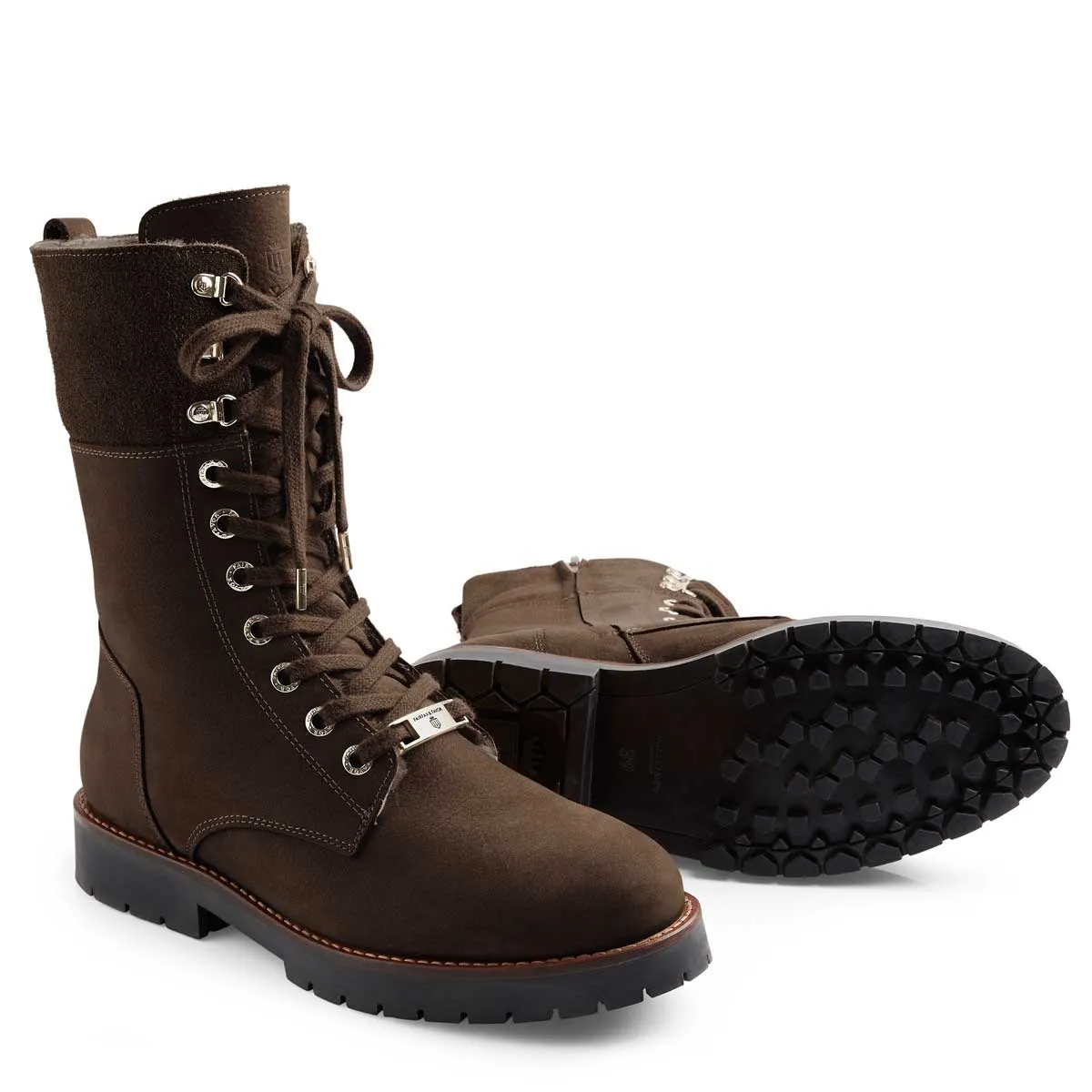 Fairfax & Favor Ladies Shearling Lined Anglesey Boots