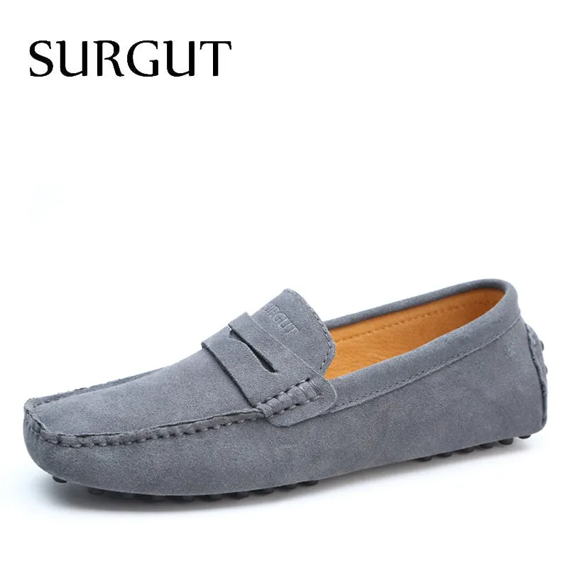 Fashion Summer Style Soft Moccasins Men Loafers High Quality Genuine Leather Shoes Men Flats Gommino Driving Shoes