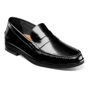 Florsheim Berkley Flex Moc Toe Smooth Penny Loafer in Black