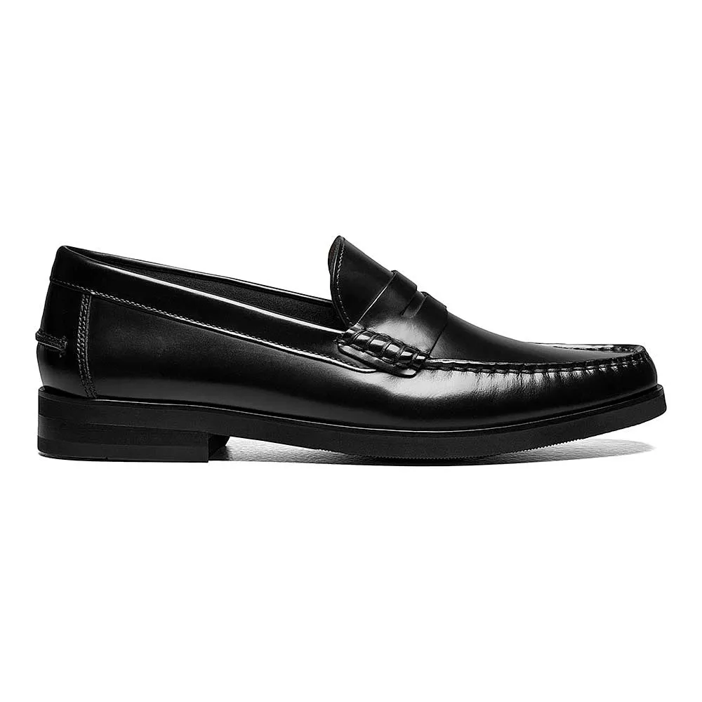 Florsheim Berkley Flex Moc Toe Smooth Penny Loafer in Black