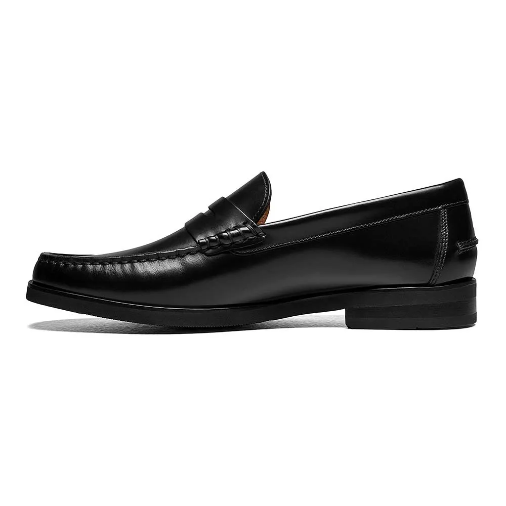 Florsheim Berkley Flex Moc Toe Smooth Penny Loafer in Black