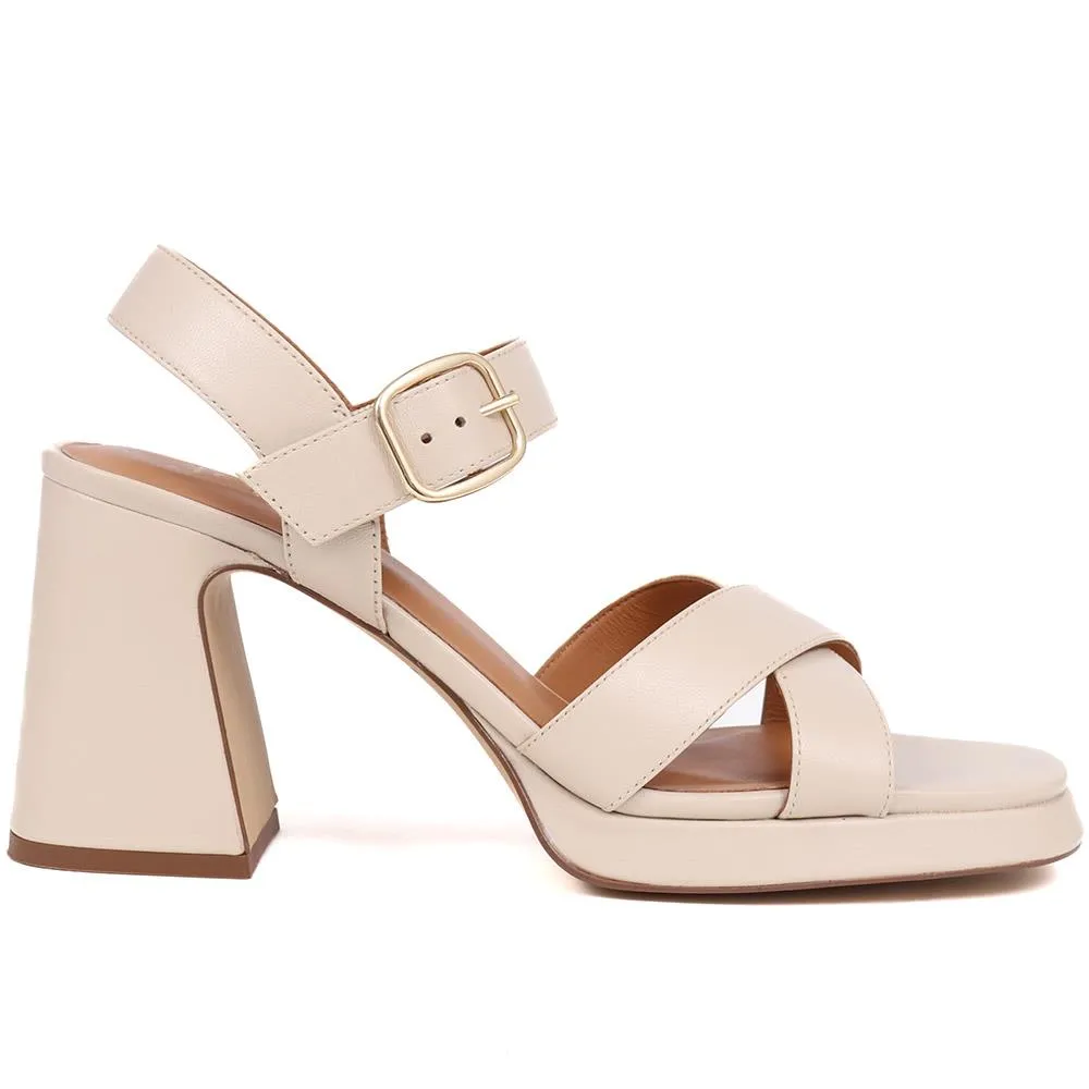 Gladiola2 Leather Platform Sandals - GLADIOLA2 / 325 048