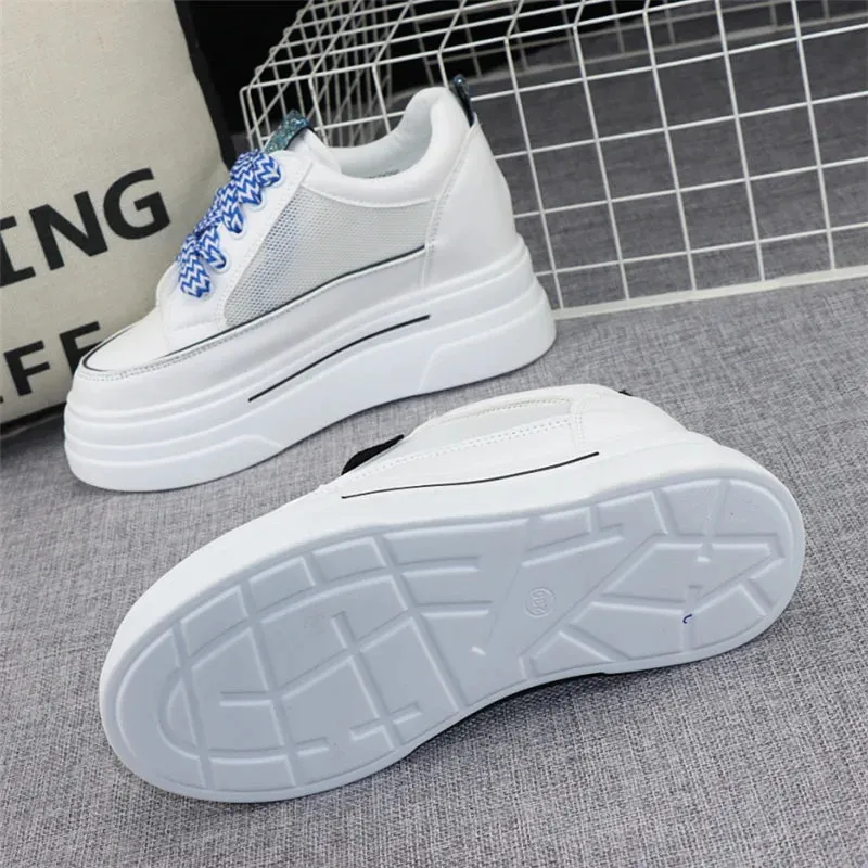 Joskaa 2024 New Best White Platform Sneakers Womens