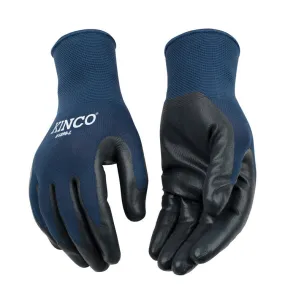 Kinco Men's Indoor/Outdoor Grip Gloves Blue/Gray XL 1 pair