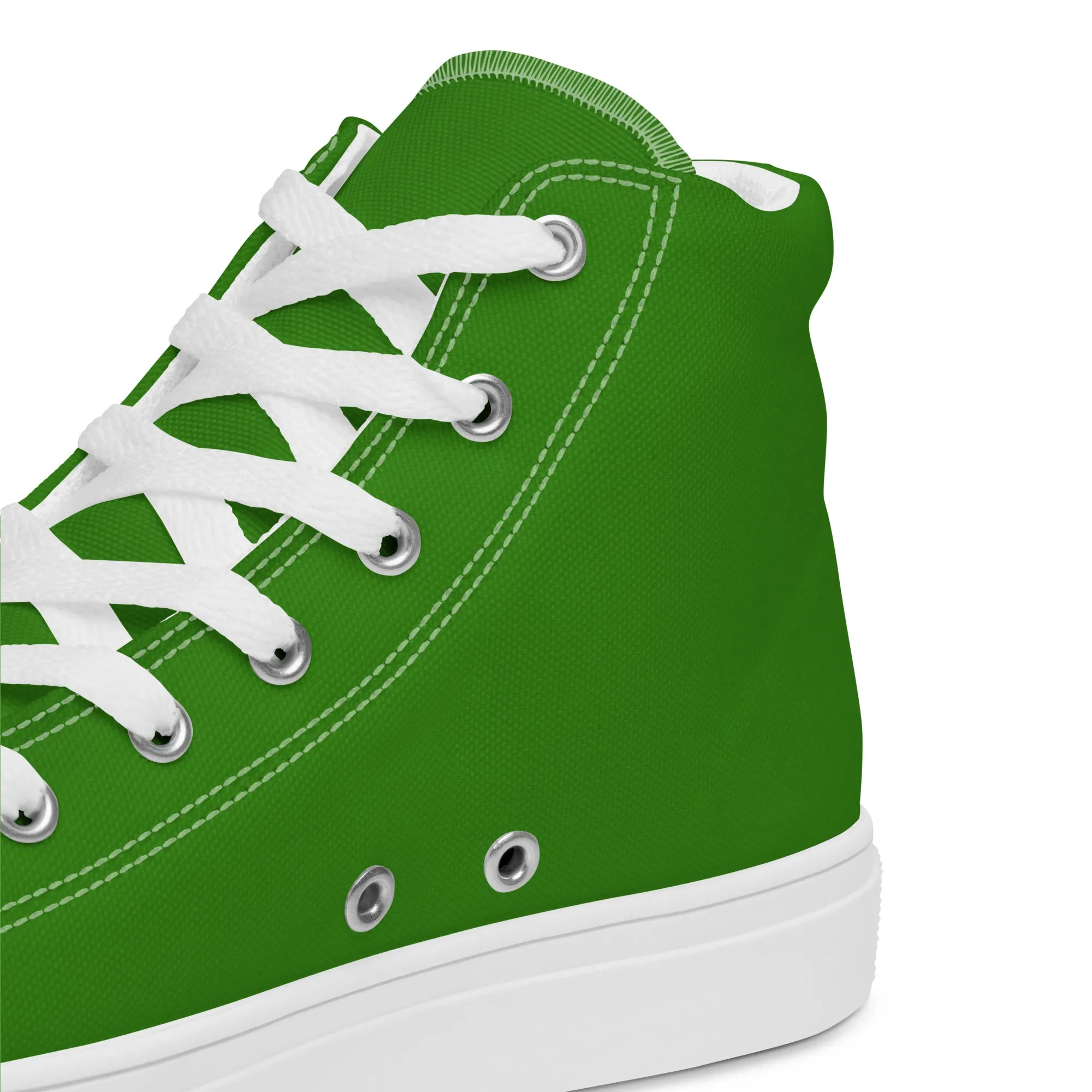 Men's Fresh Green High Top Shoes