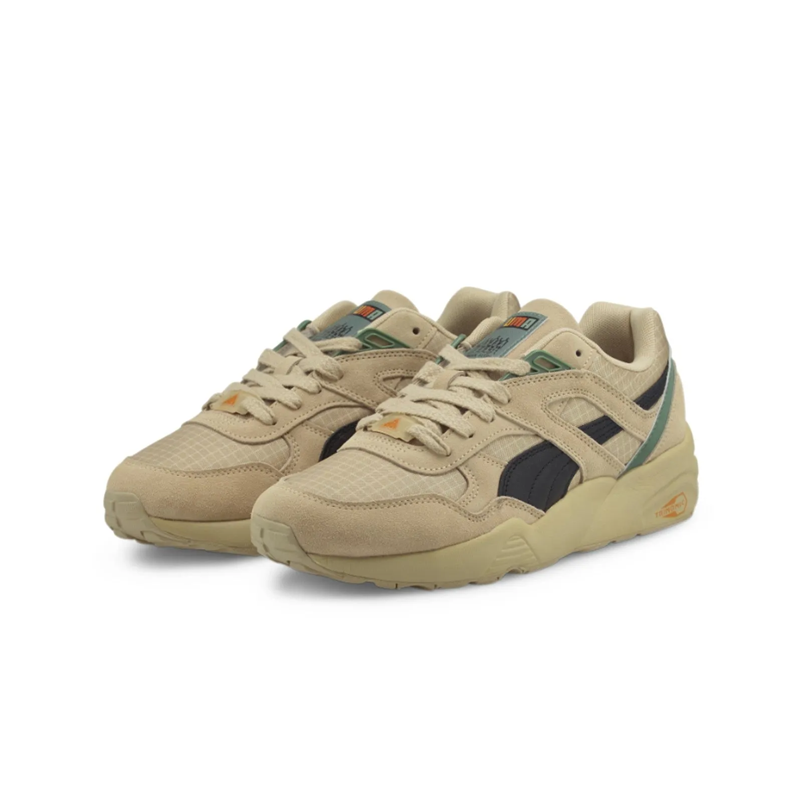 Puma R698 X Black Fives (Light Sand-Puma Black) Men's Shoes 390515-01