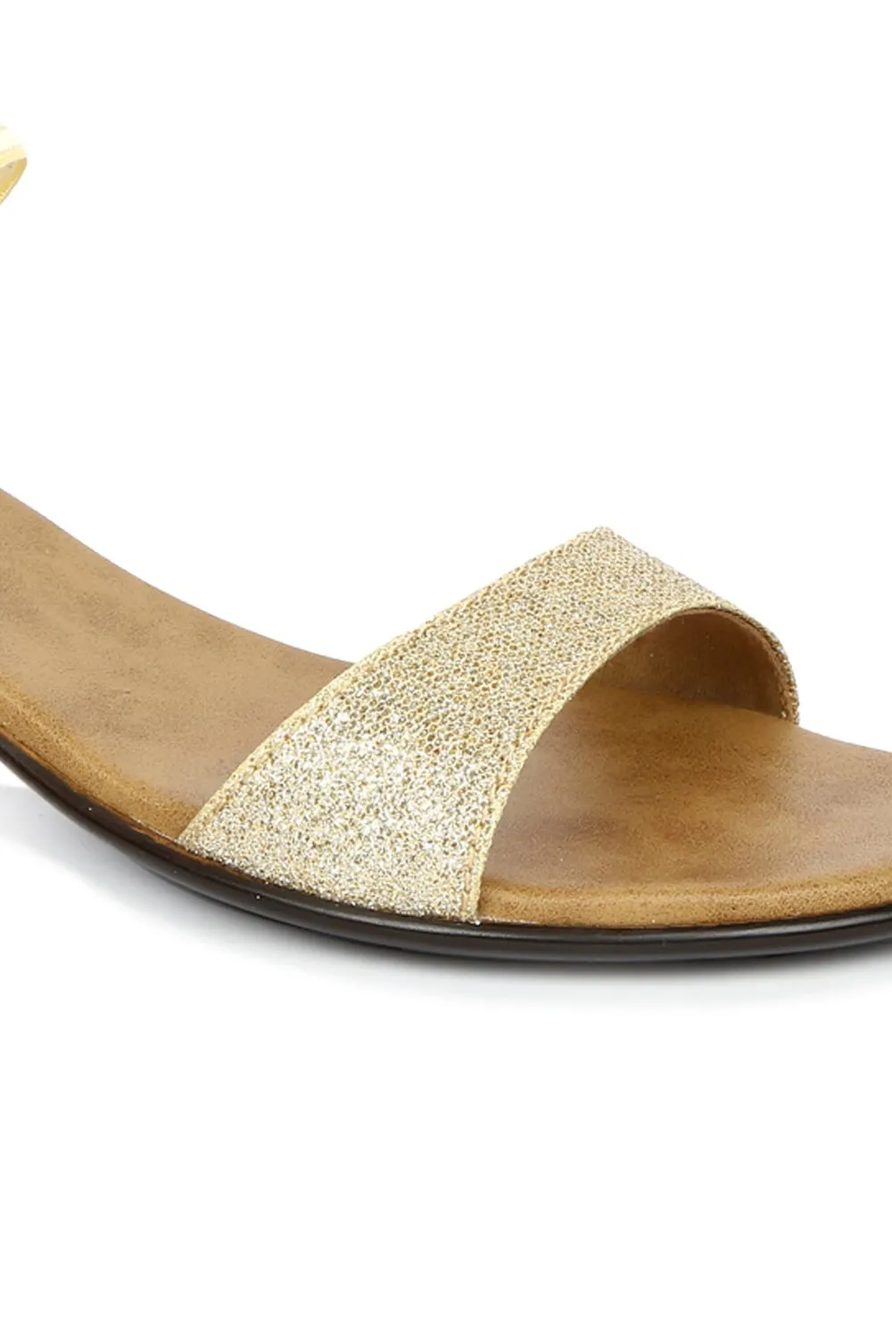 SOLES Glamorous Gold Heels Sandals - Shine with Every Step