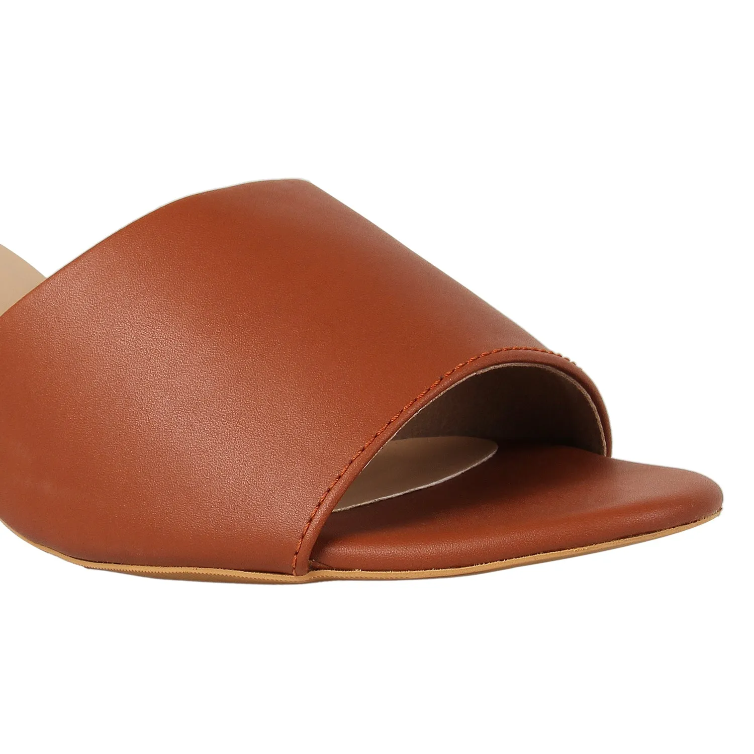 Tao Paris Meg 10002-03 Brown Solid Mules