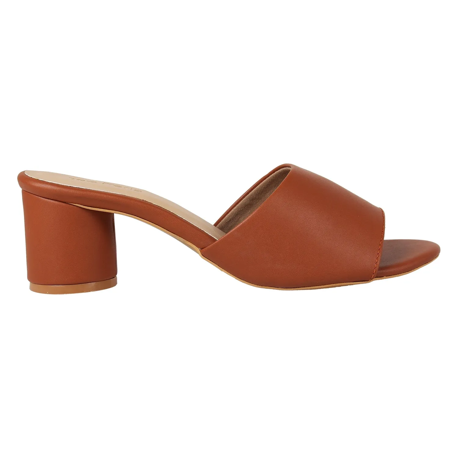 Tao Paris Meg 10002-03 Brown Solid Mules