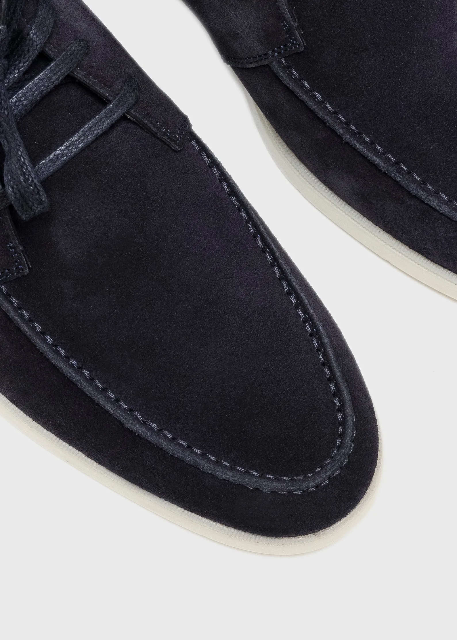 The Mersino Navy Blue Desert Boot