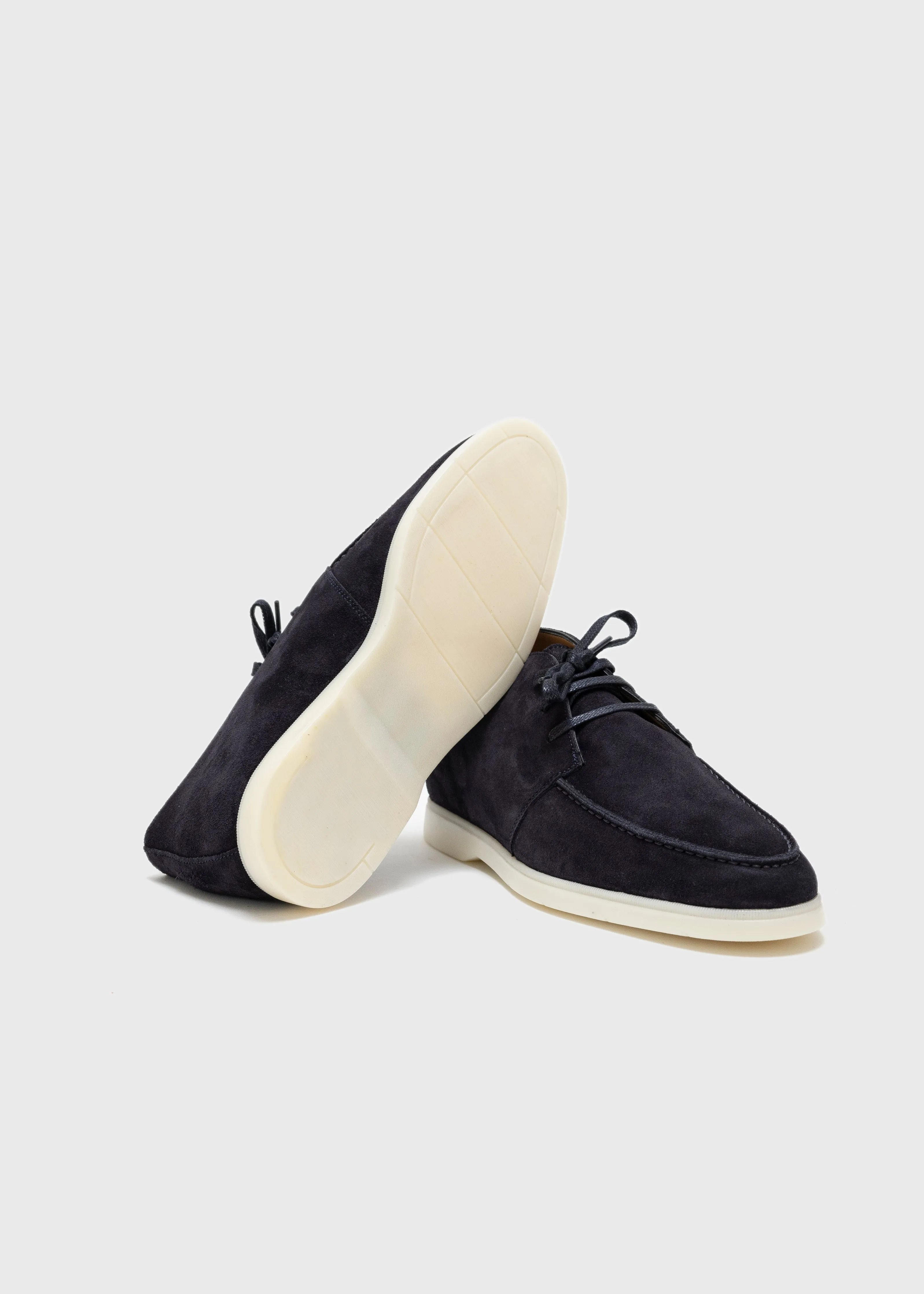 The Mersino Navy Blue Desert Boot