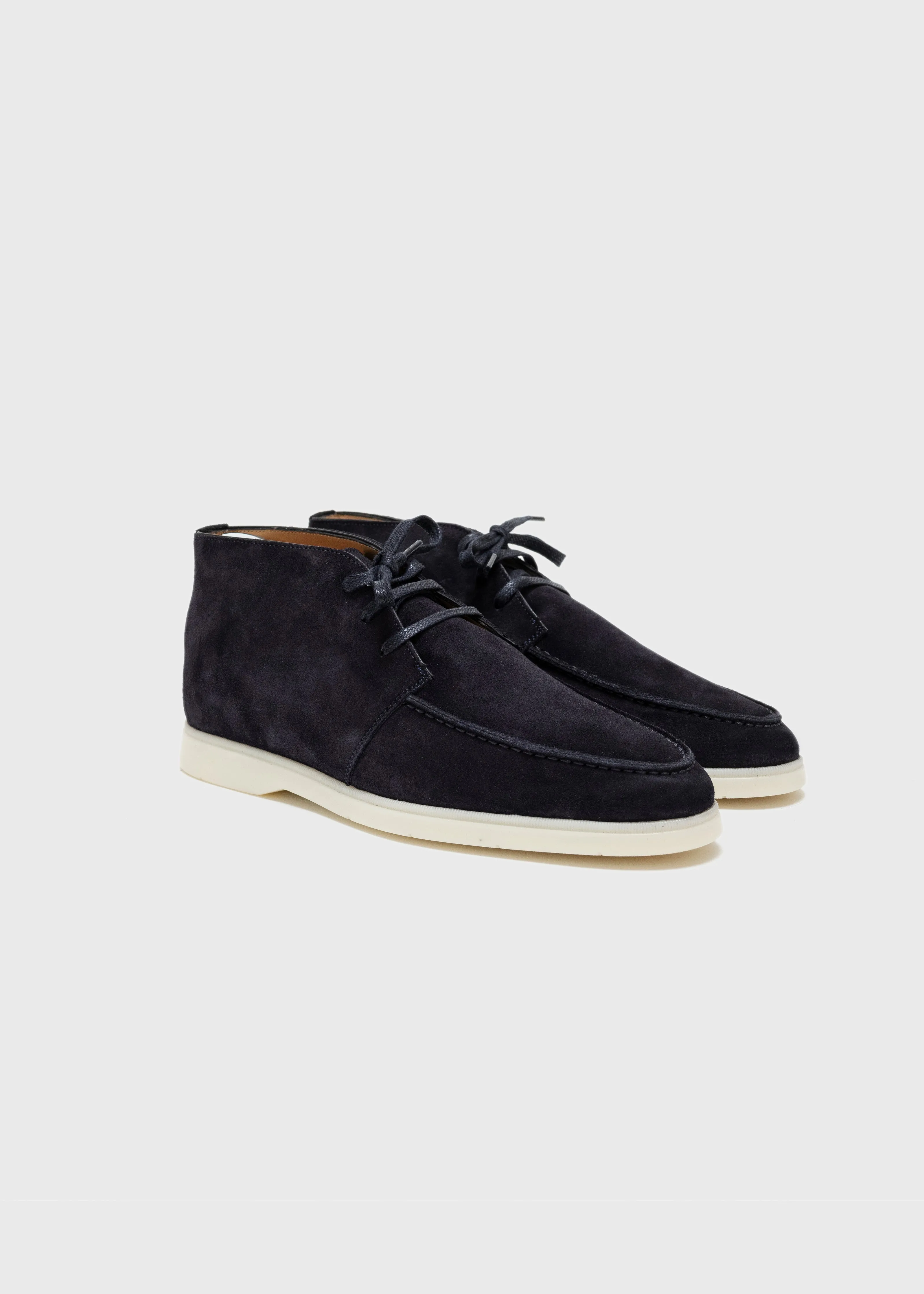 The Mersino Navy Blue Desert Boot