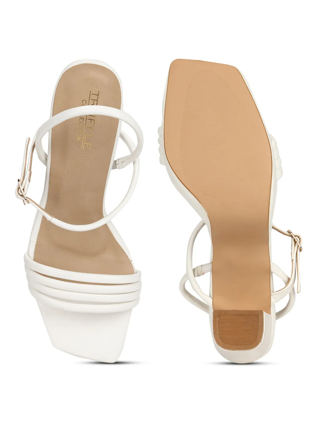 White PU Strappy Platform Heel Sandals (TC-SLC-B61-WHT)