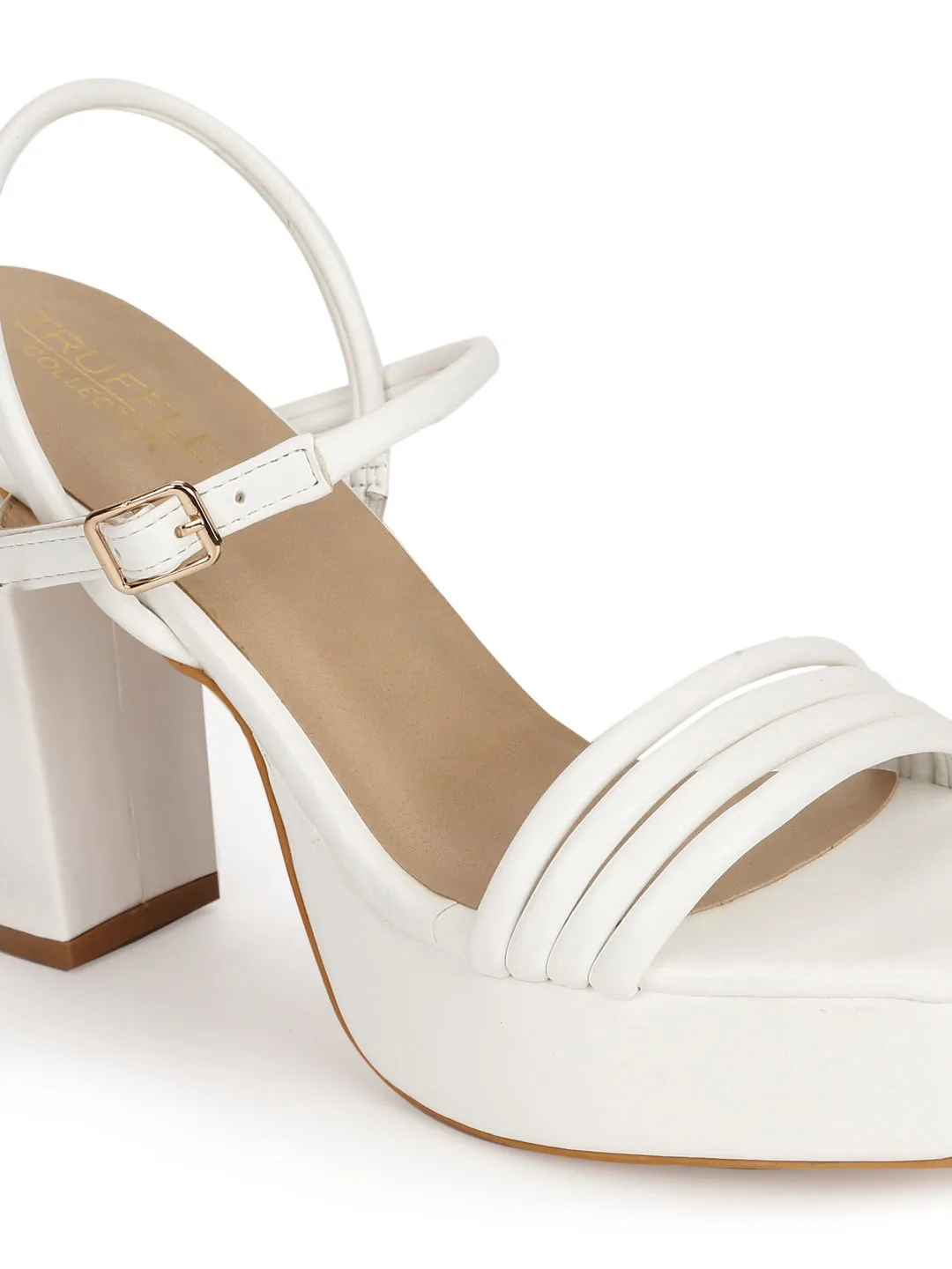 White PU Strappy Platform Heel Sandals (TC-SLC-B61-WHT)