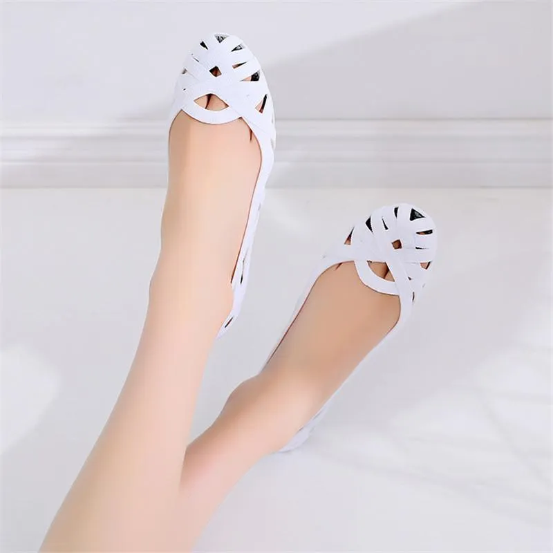 Women fashion hollow breathable flat summer beach sandals