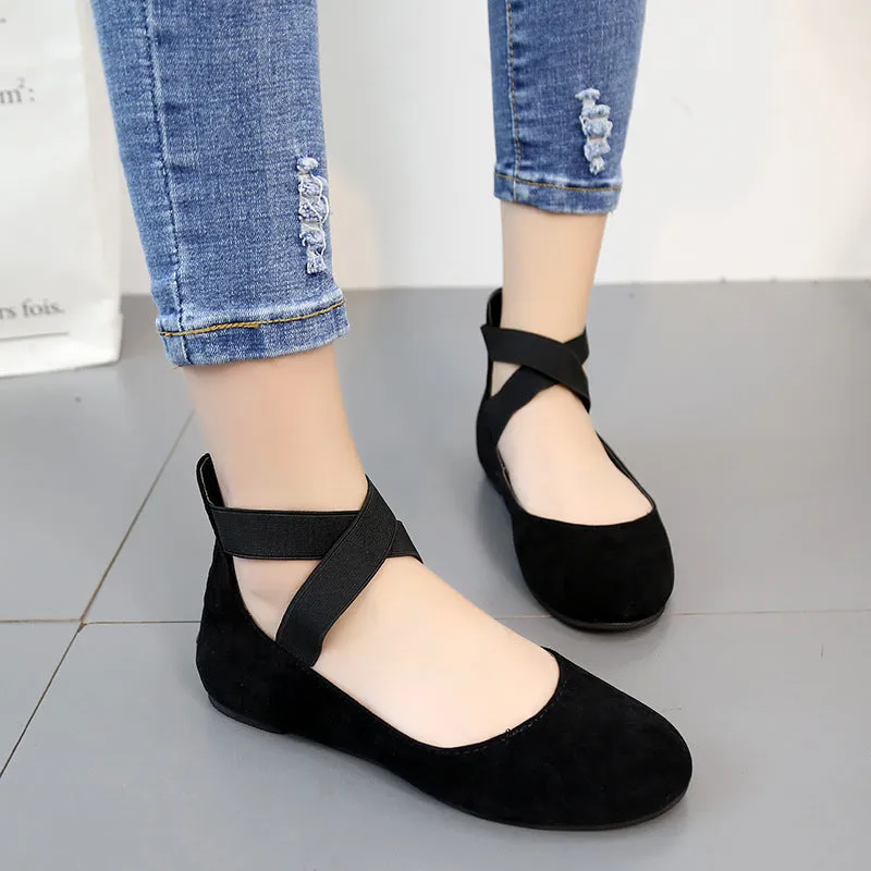 Women light criss cross casual back zipper flat sandals