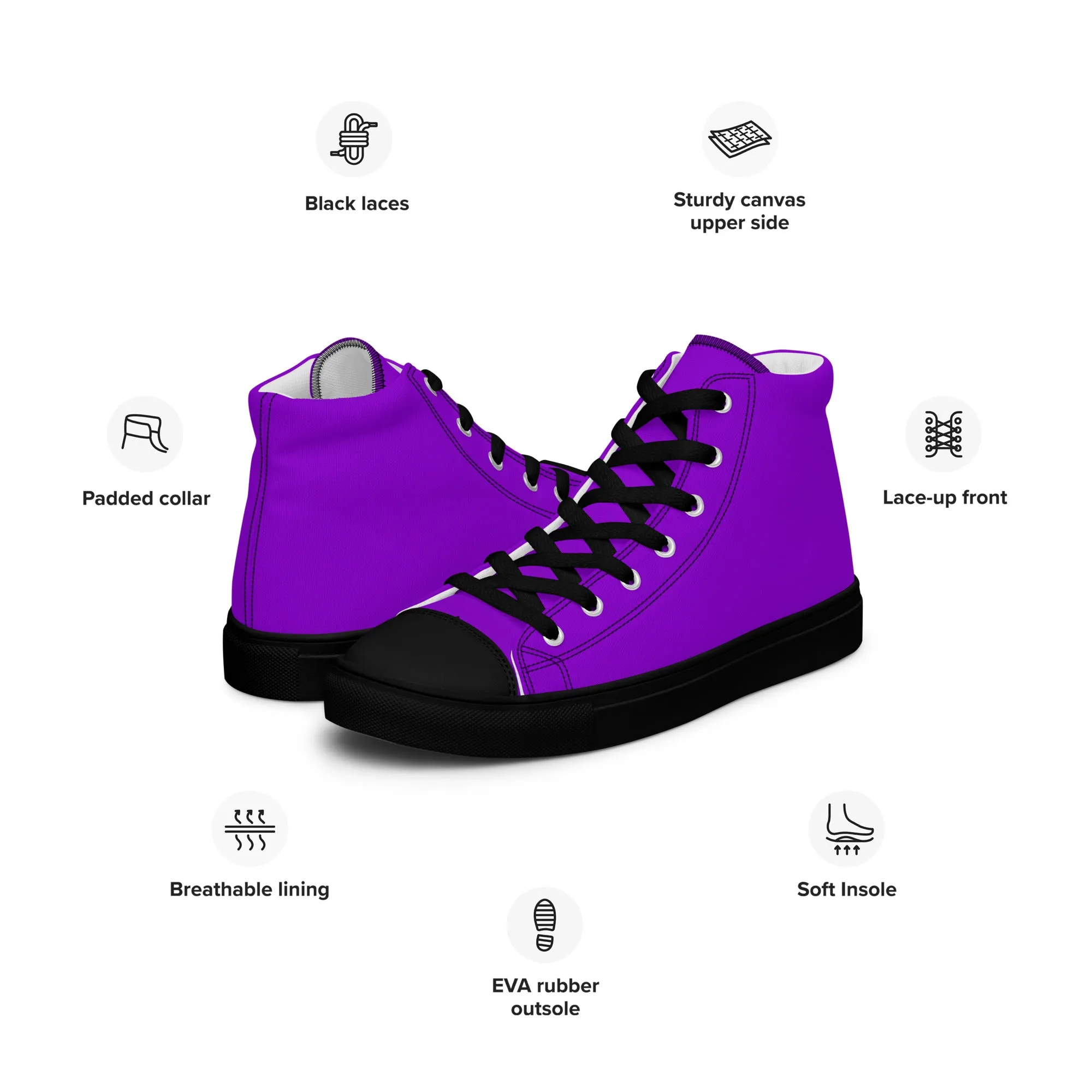 Women’s Purple High Top Shoes