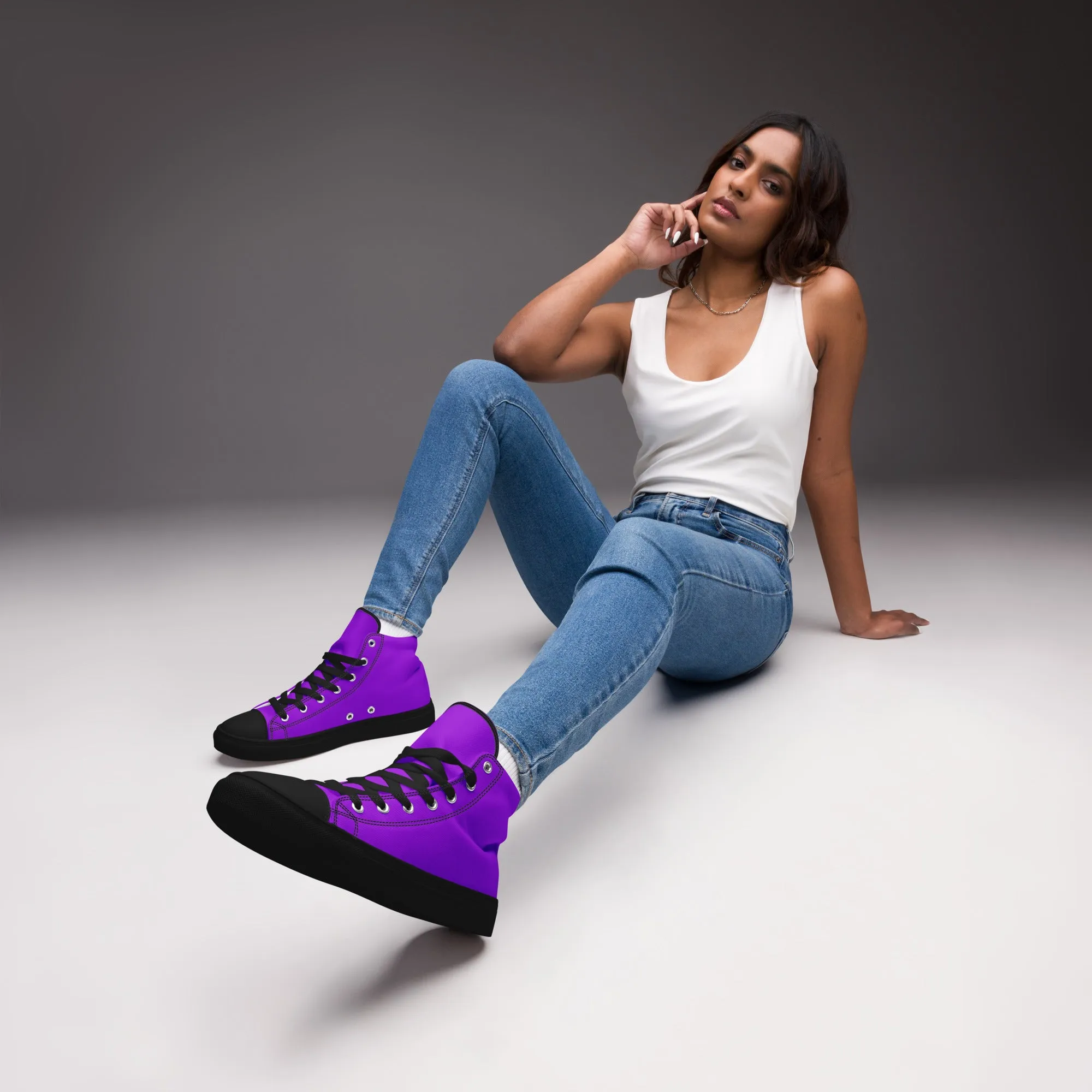 Women’s Purple High Top Shoes